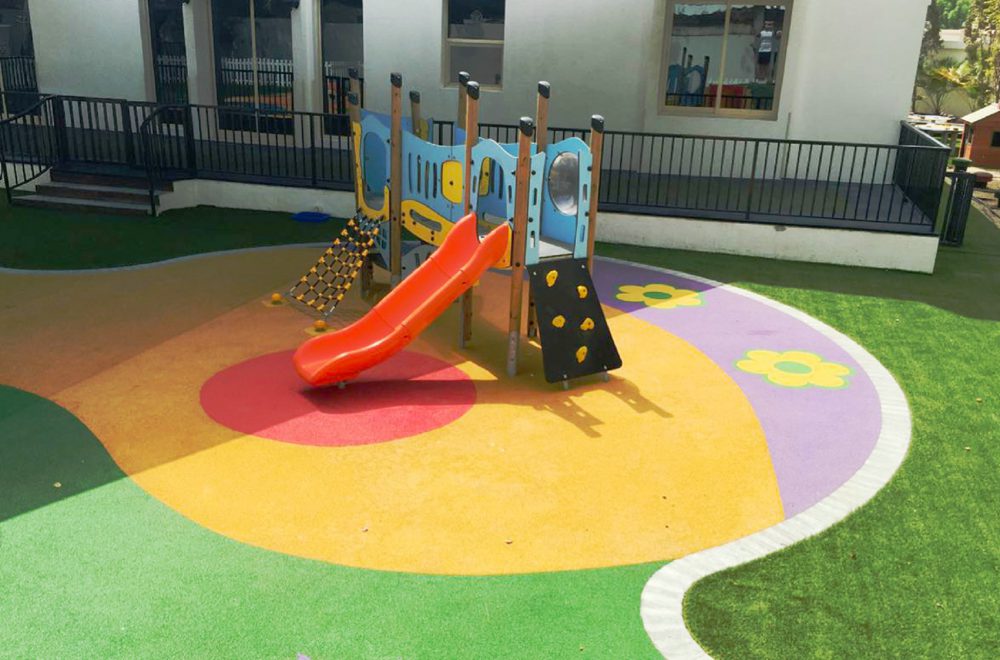 HAVE FUN ON ARTIFICIAL PLAYGROUND TURF